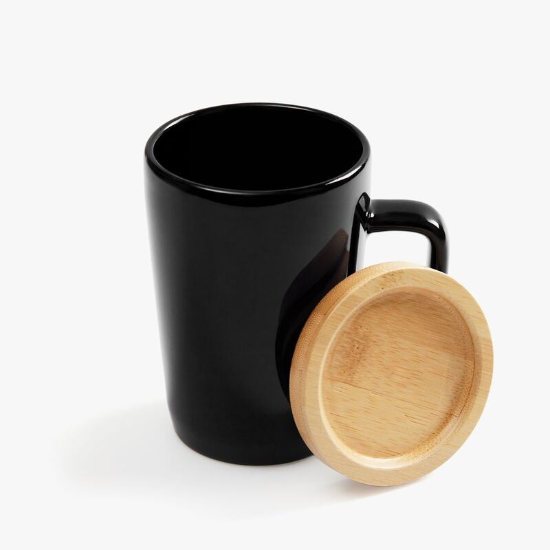 Кружка Vierra с крышкой-костером, черная арт.18277.30