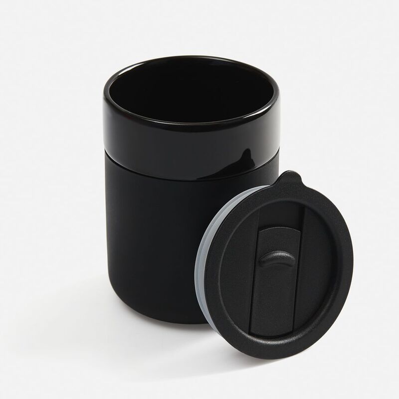 Кружка Nabo с силиконовым держателем, черная арт.18279.30