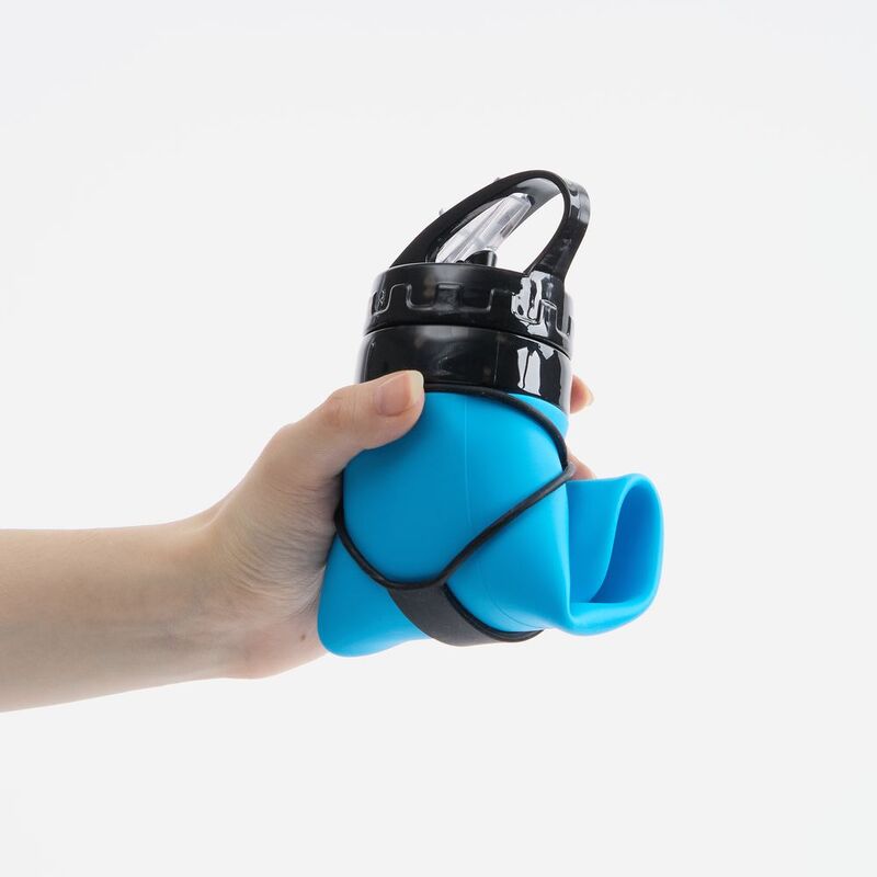 Складная бутылка для воды Langfossen, голубая арт.17490.44