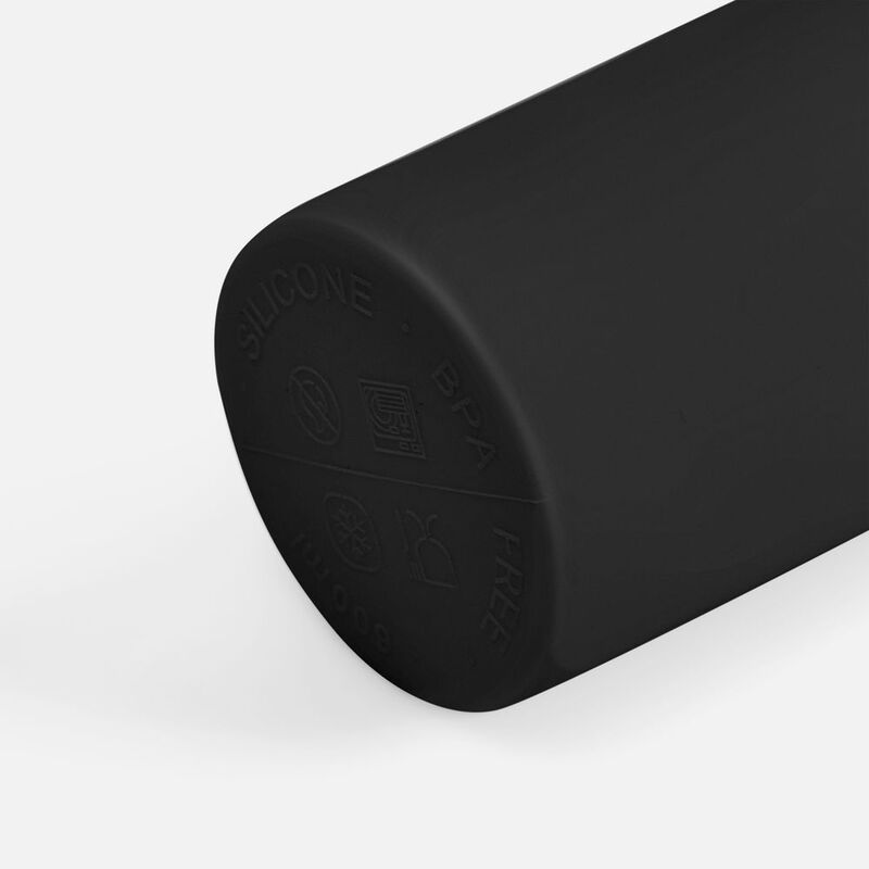 Складная бутылка для воды Langfossen, черная арт.17490.30