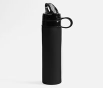 Складная бутылка для воды Langfossen, черная арт.17490.30
