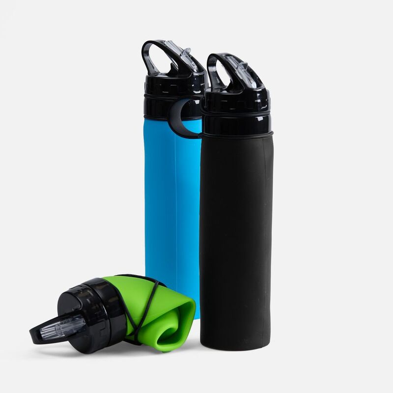 Складная бутылка для воды Langfossen, зеленое яблоко арт.17490.94