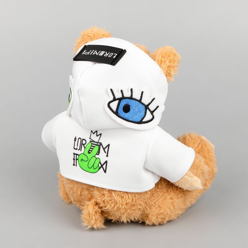 Мягкая игрушка &laquo;Мишка Cuddleton&raquo; в белом худи арт.22059.60