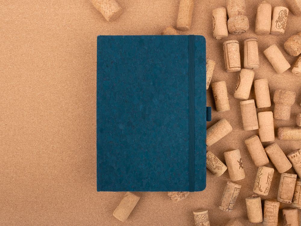 Блокнот Cork County, синий арт.20379.40