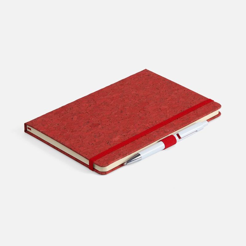 Блокнот Cork County, красный арт.20379.50