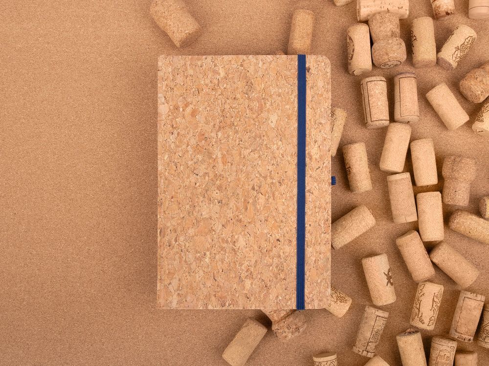 Блокнот Corkfolio, синий арт.20380.40