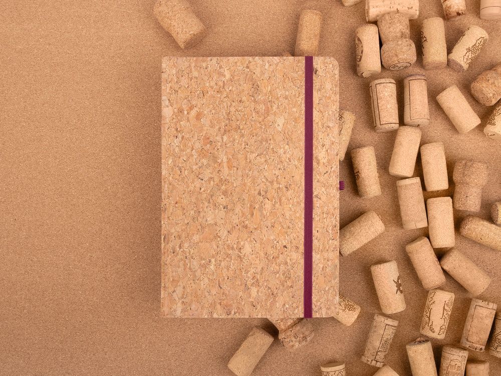 Блокнот Corkfolio, красный арт.20380.50