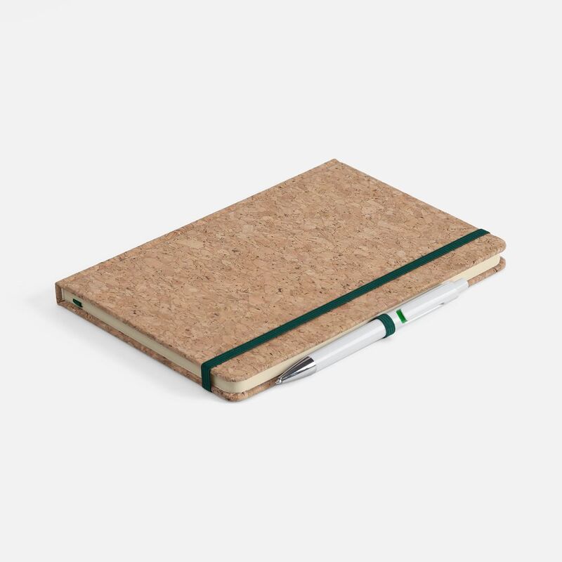 Блокнот Corkfolio, зеленый арт.20380.90