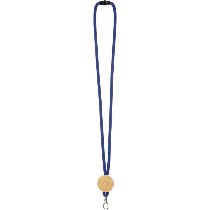 Шнурок для бейджа Tube Wood, синий арт.20382.40