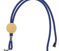 Шнурок для бейджа Tube Wood, синий арт.20382.40