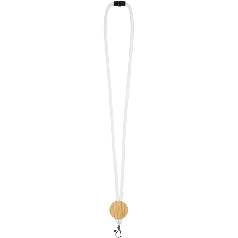 Шнурок для бейджа Tube Wood, белый арт.20382.60