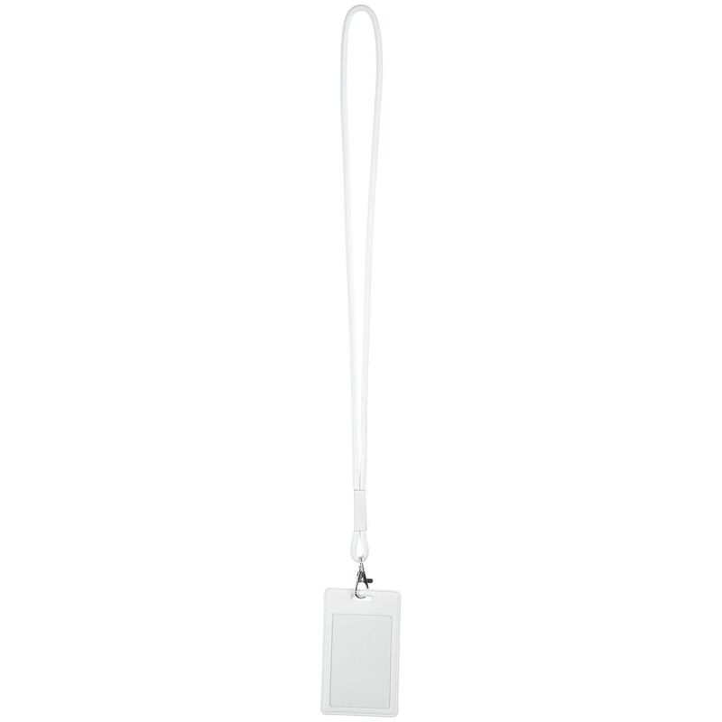 Шнурок для бейджа Tube Metal, белый арт.20383.60