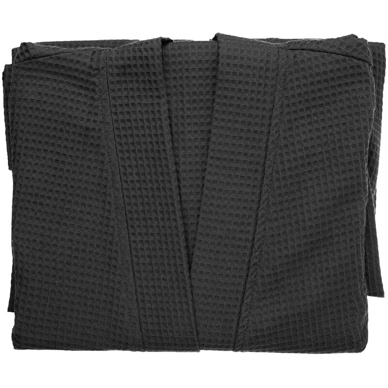 Халат вафельный Kimono, черный арт.17267.30