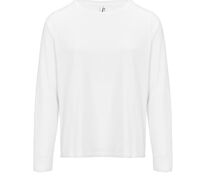 Футболка с длинным рукавом женская Monarch Women, белая арт.04443102