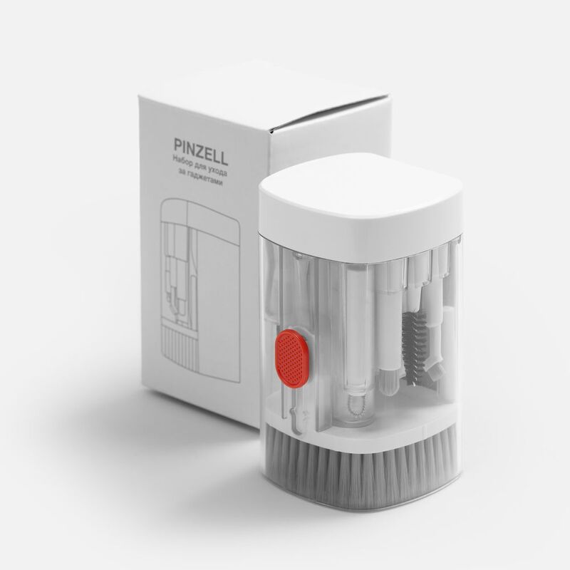 Набор для ухода за гаджетами Pinzell, белый арт.17585.60