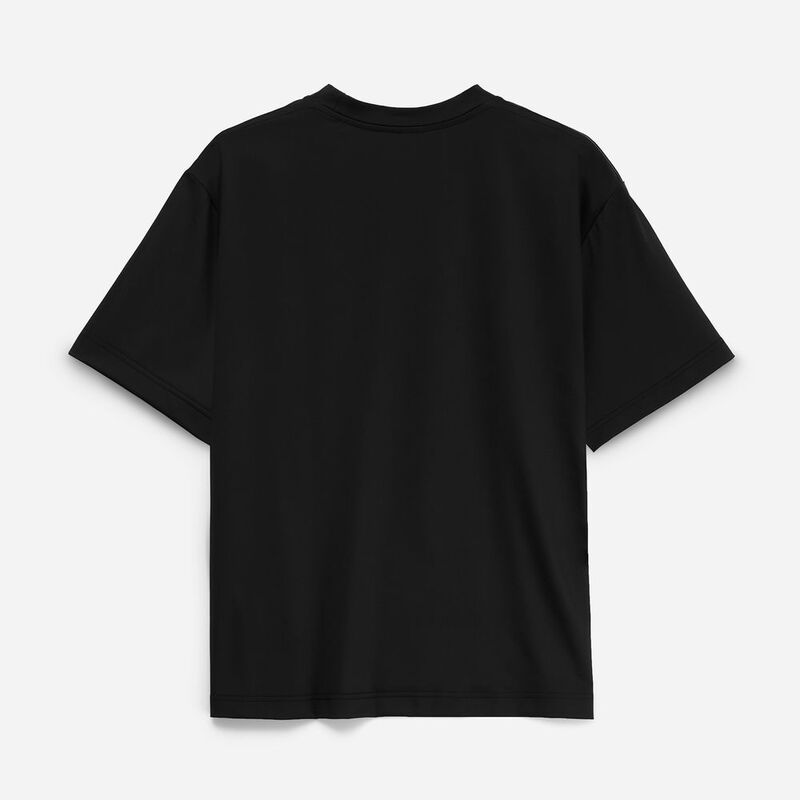 Футболка из бифлекса Morfiss, черная арт.17967.30