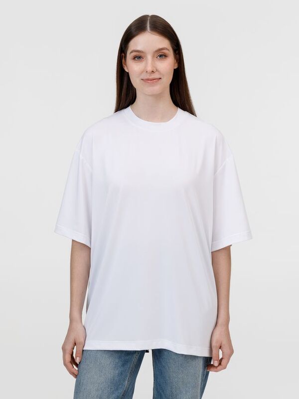 Футболка из бифлекса Morfiss, белая арт.17967.60