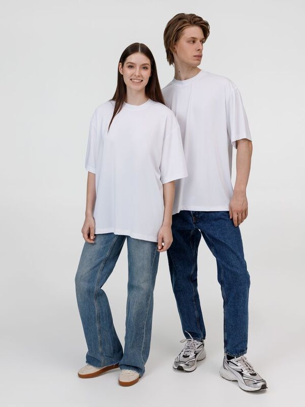 Футболка из бифлекса Morfiss, белая арт.17967.60