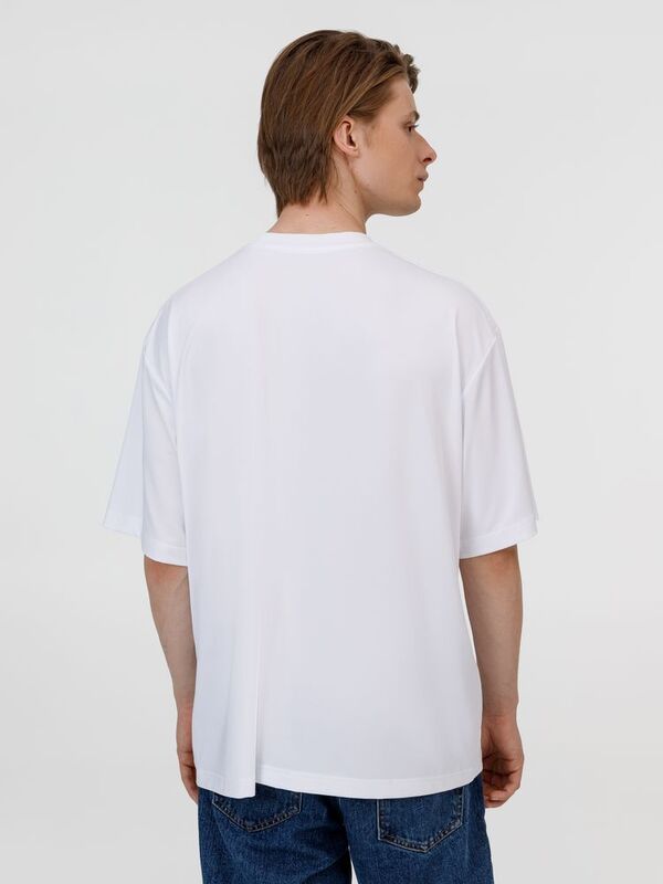 Футболка из бифлекса Morfiss, белая арт.17967.60