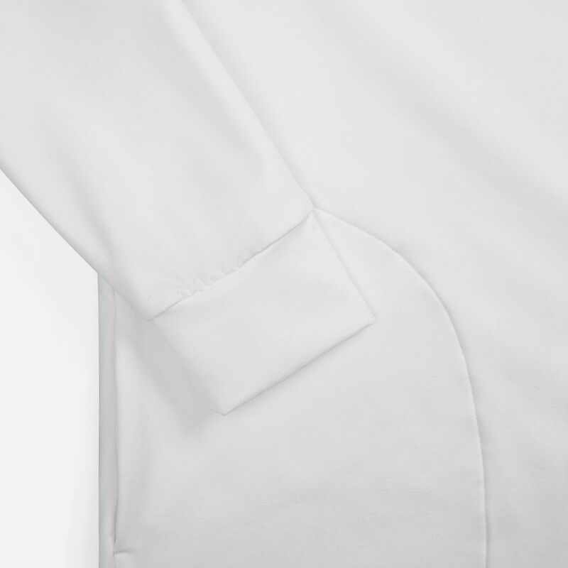 Худи унисекс Morfiss, белое арт.17969.60