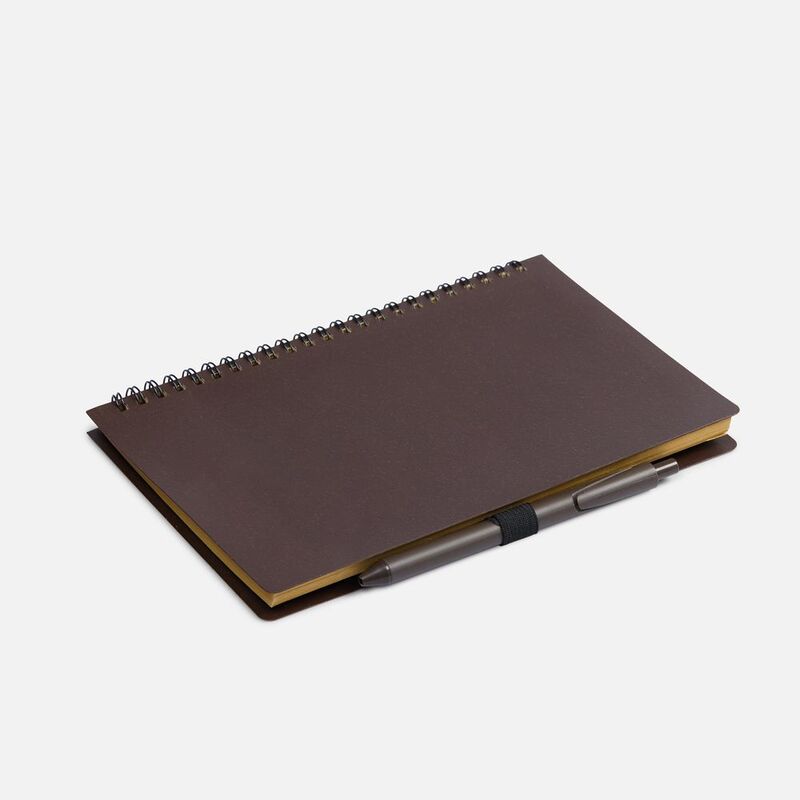 Блокнот на спирали Coffeist, коричневый арт.25687.59