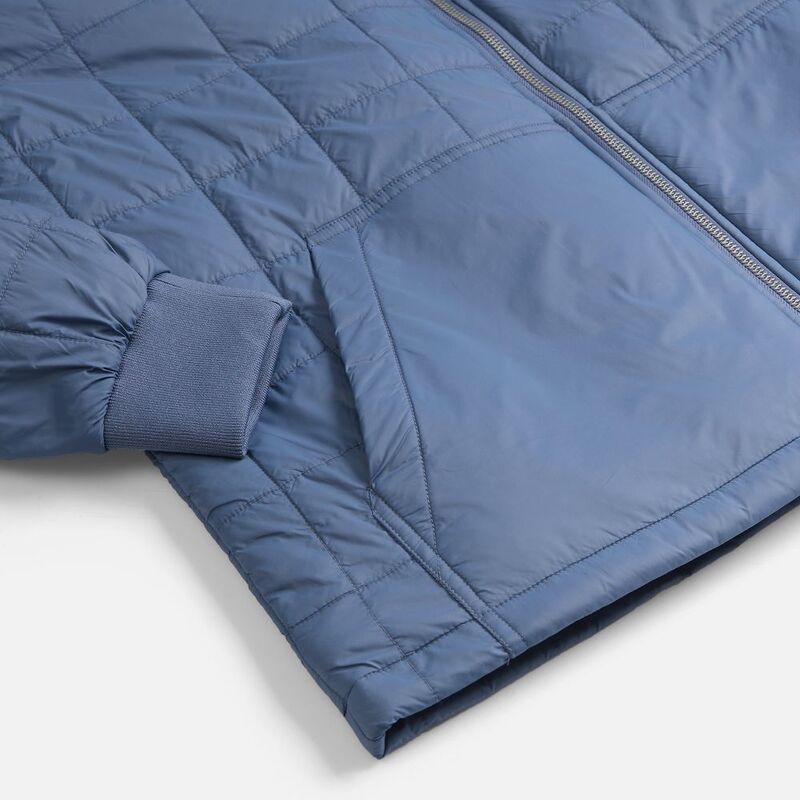 Куртка унисекс Warmbridge, синяя (джинс) арт.18306.48