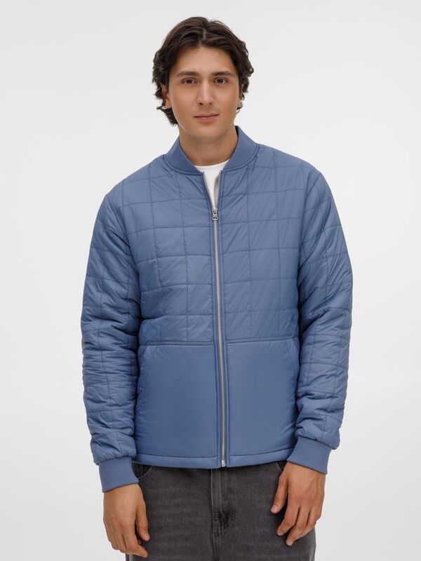 Куртка унисекс Warmbridge, синяя (джинс) арт.18306.48