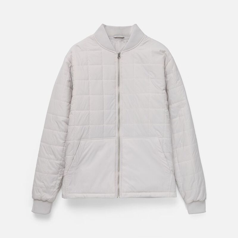 Куртка унисекс Warmbridge, светло-серая арт.18306.11