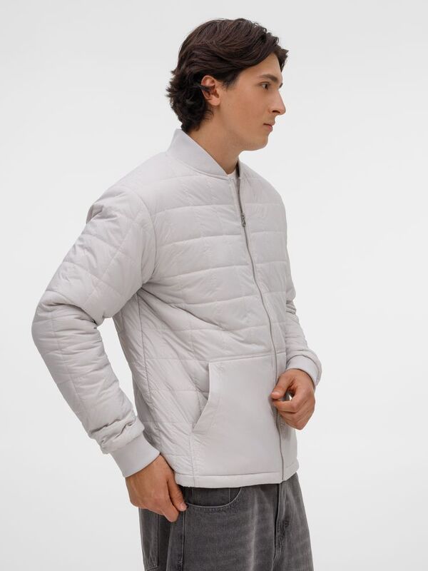Куртка унисекс Warmbridge, светло-серая арт.18306.11