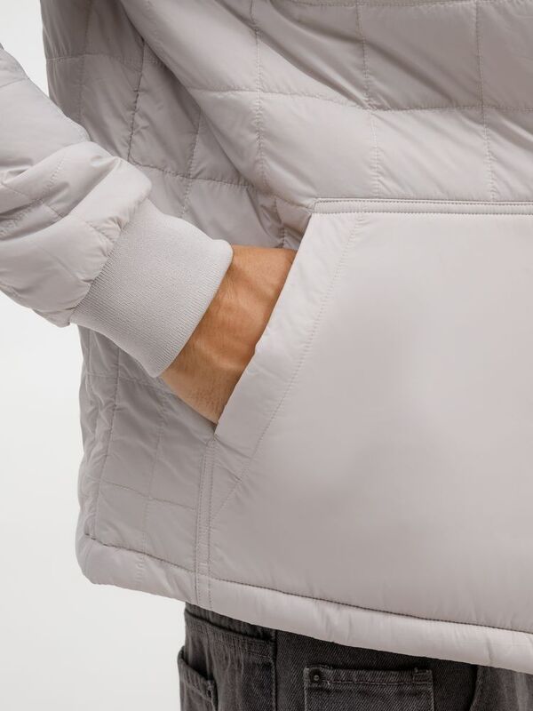 Куртка унисекс Warmbridge, светло-серая арт.18306.11