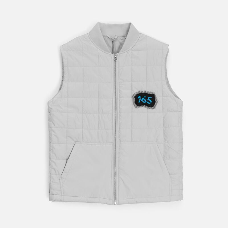 Жилет унисекс Warmbridge, светло-серый арт.18307.11