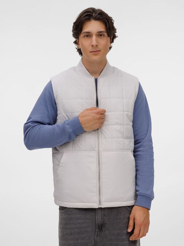 Жилет унисекс Warmbridge, светло-серый арт.18307.11