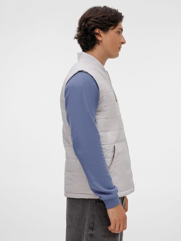 Жилет унисекс Warmbridge, светло-серый арт.18307.11