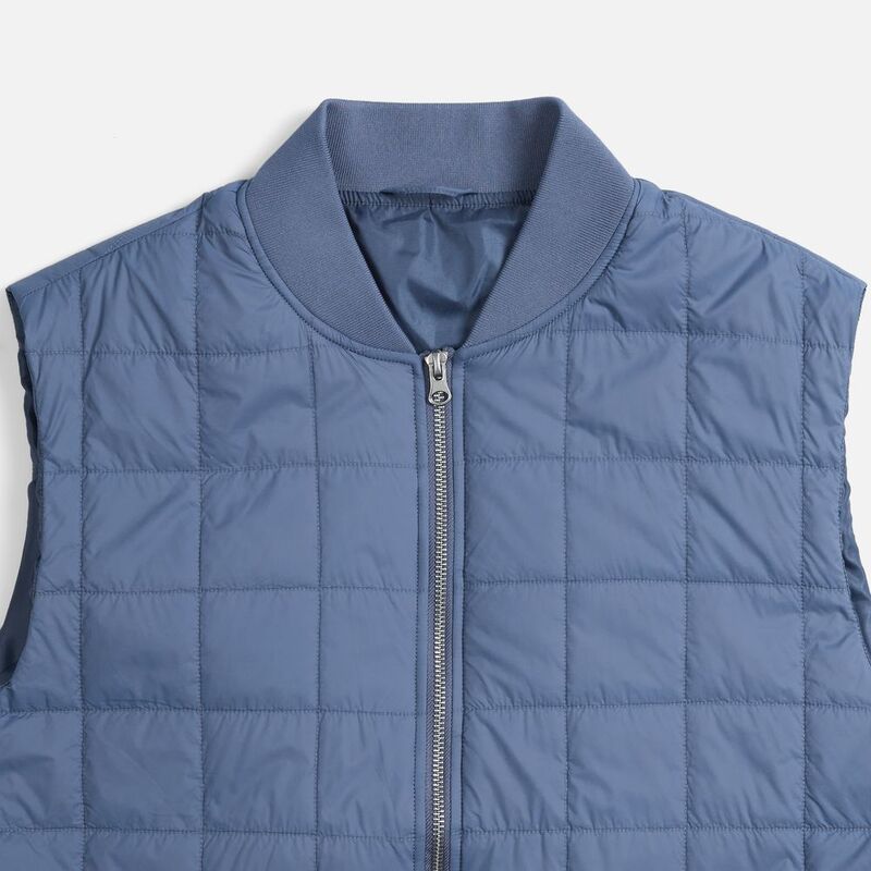 Жилет унисекс Warmbridge, синий (джинс) арт.18307.48