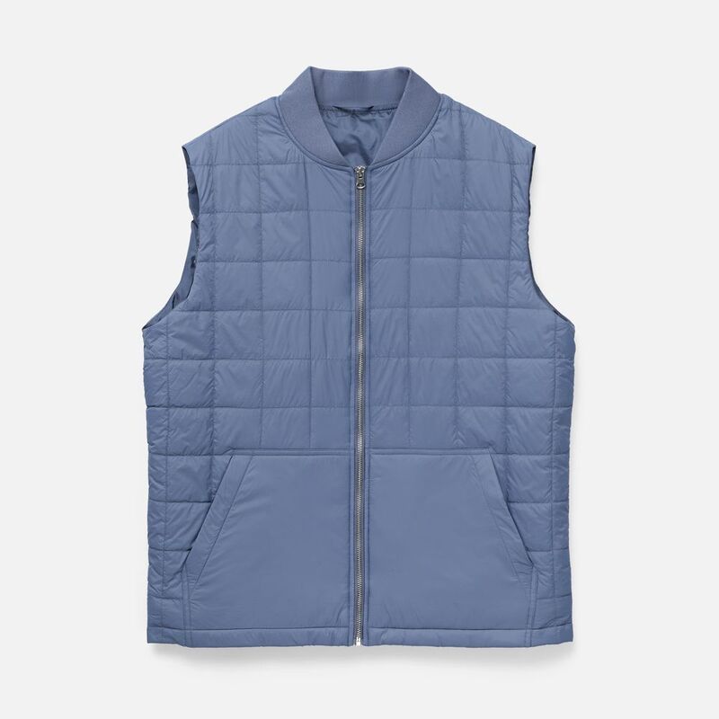 Жилет унисекс Warmbridge, синий (джинс) арт.18307.48