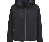 Куртка софтшелл с капюшоном женская Falcon Women, черная арт.04450312