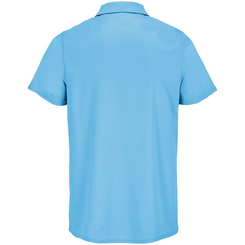 Рубашка поло унисекс Pitcher, ярко-бирюзовая арт.04442321