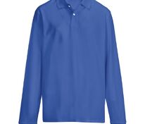 Рубашка поло унисекс с длинным рукавом Pacific LSL, ярко-синяя (royal) арт.04441241
