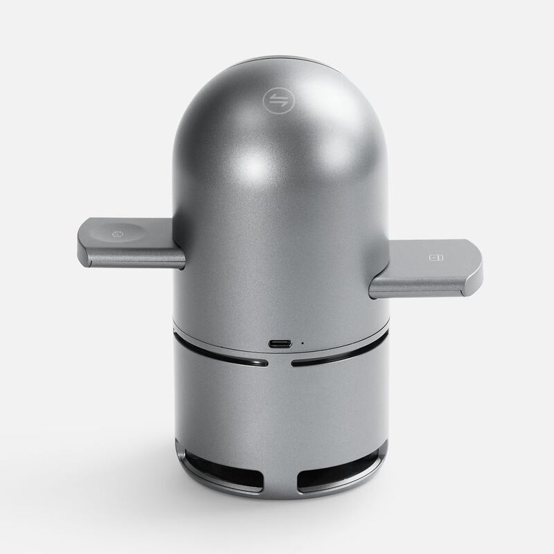 Bluetooth-колонка с беспроводной зарядкой Droid, серая арт.17587.10