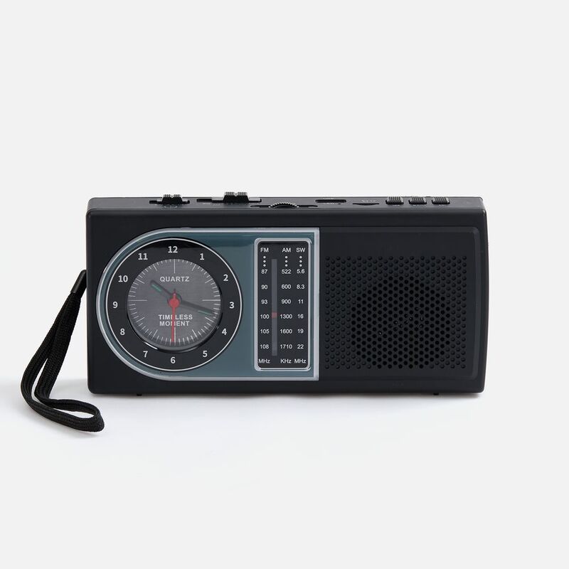 Bluetooth-колонка с радио Comradio, черная арт.17589.30