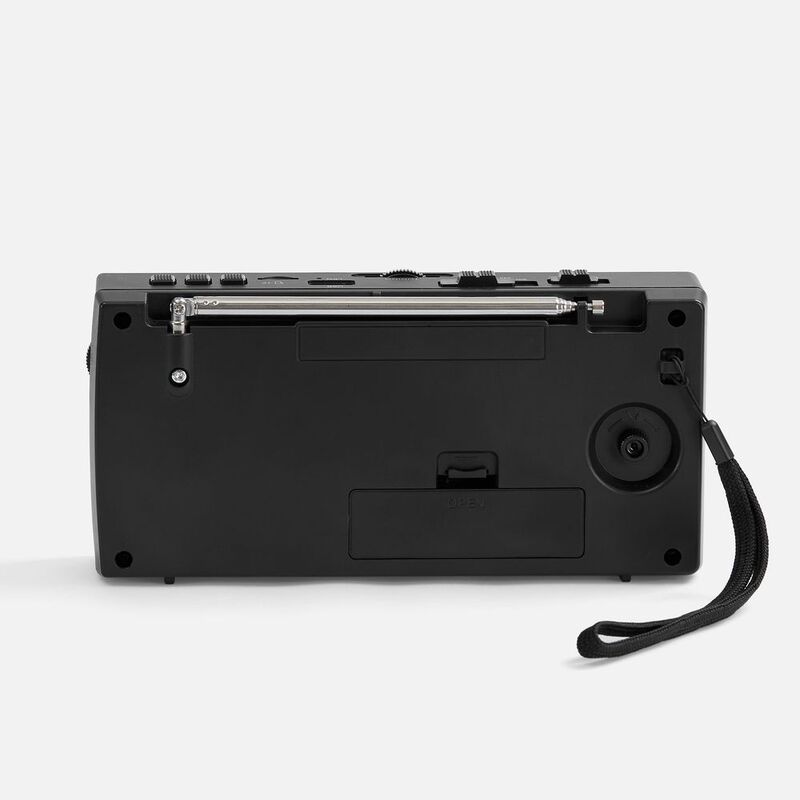 Bluetooth-колонка с радио Comradio, черная арт.17589.30