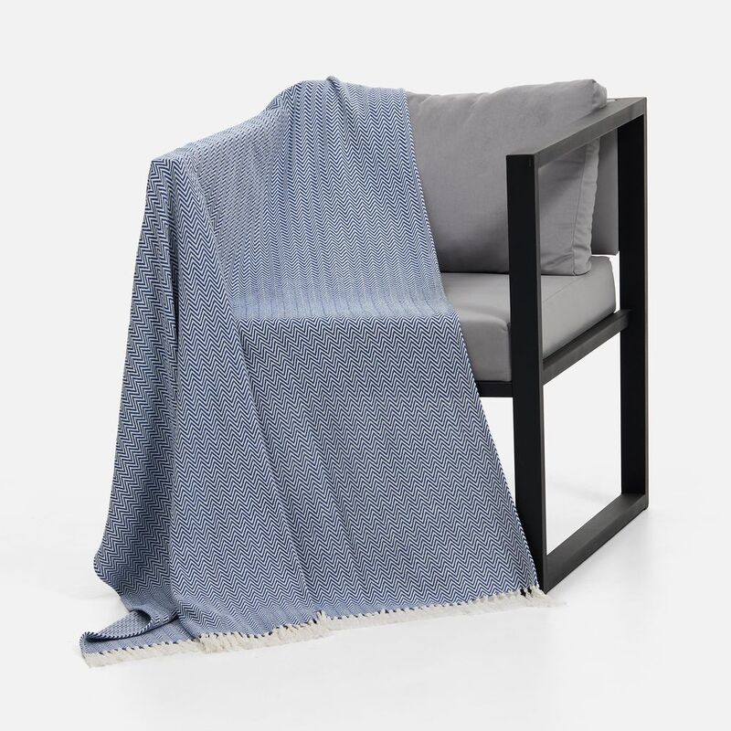 Плед Landour, синий арт.17841.40