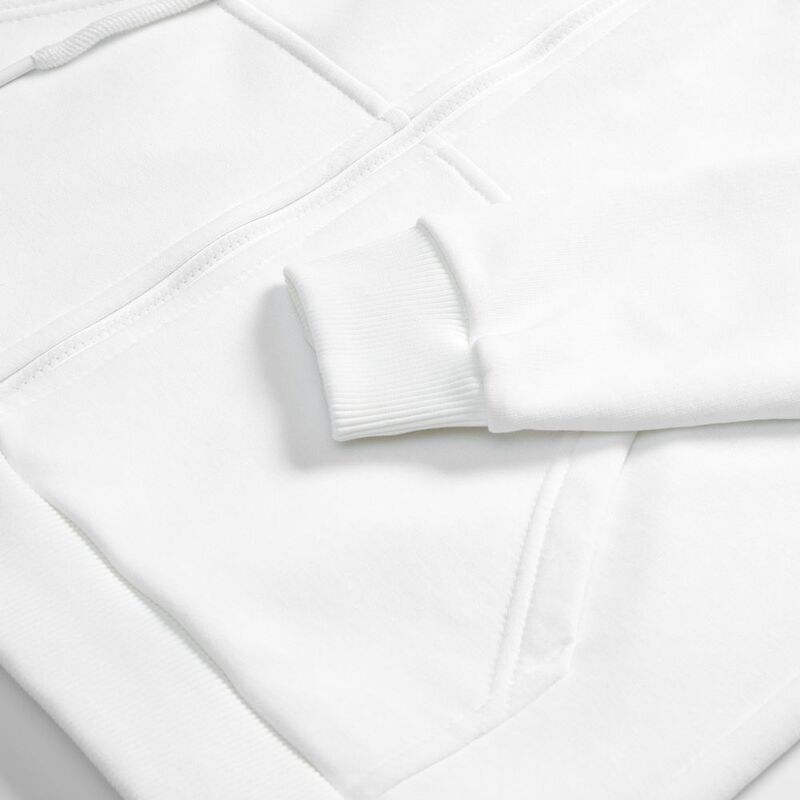 Толстовка унисекс оверсайз на молнии Zippy Terry, белая арт.19883.60