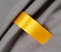 Лента сатиновая Satin 35 XXL, желтая, 230 см арт.18712.80.230cm