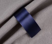 Лента сатиновая Satin 35 XXL, темно-синяя, 220 см арт.18712.43.220cm