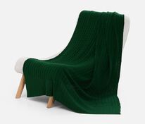 Плед Tressa, темно-зеленый арт.19622.91