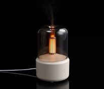 Увлажнитель-ароматизатор с подсветкой mistFlicker, молочно-белый арт.16392.60