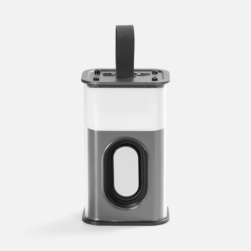 Bluetooth-колонка с подсветкой Groove, серая арт.17643.10