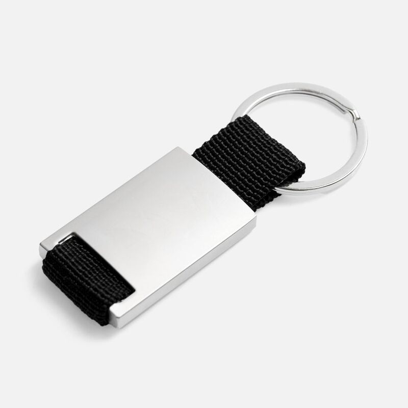 Брелок Inlet с тканевой вставкой, черный арт.18283.30