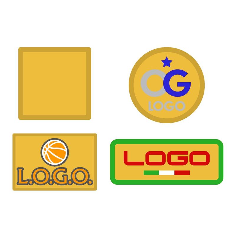 Шеврон из габардина Gabo S, желтый арт.18311.80